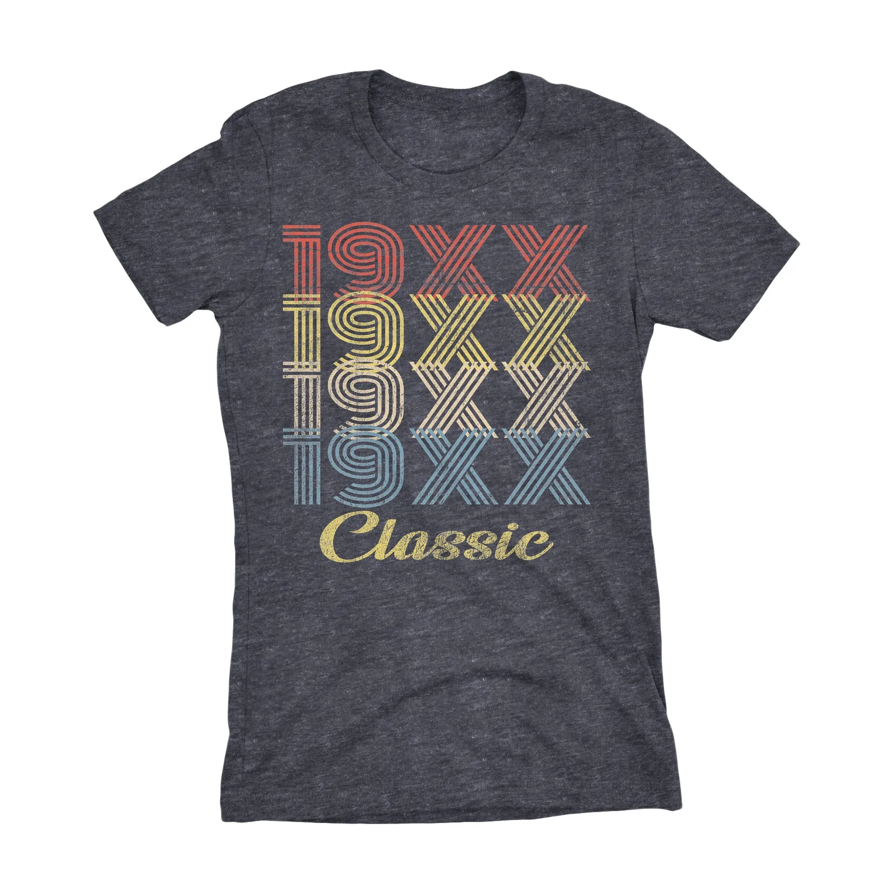 Retro Birthday - Classic 19XX - 003 - Womens