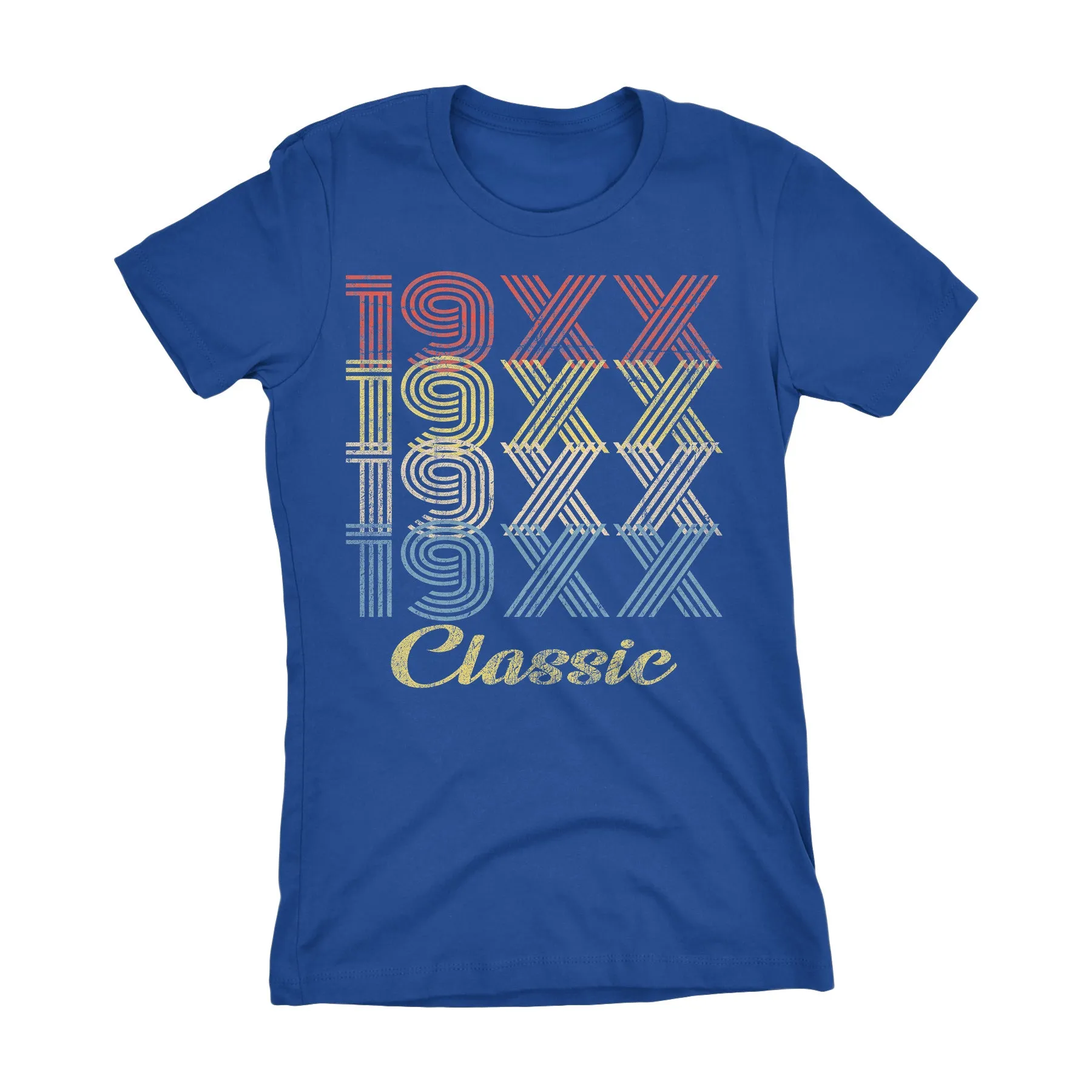 Retro Birthday - Classic 19XX - 003 - Womens