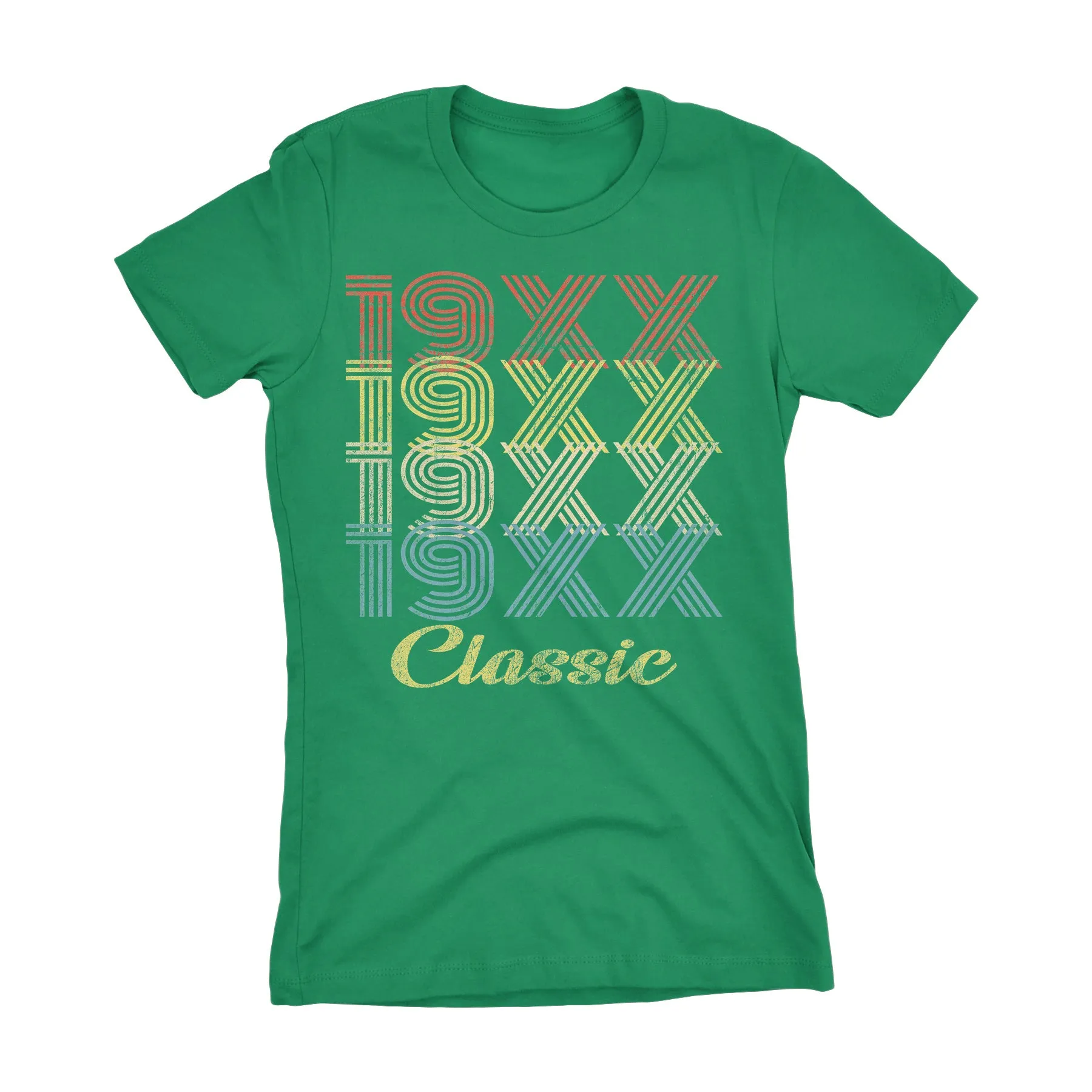 Retro Birthday - Classic 19XX - 003 - Womens