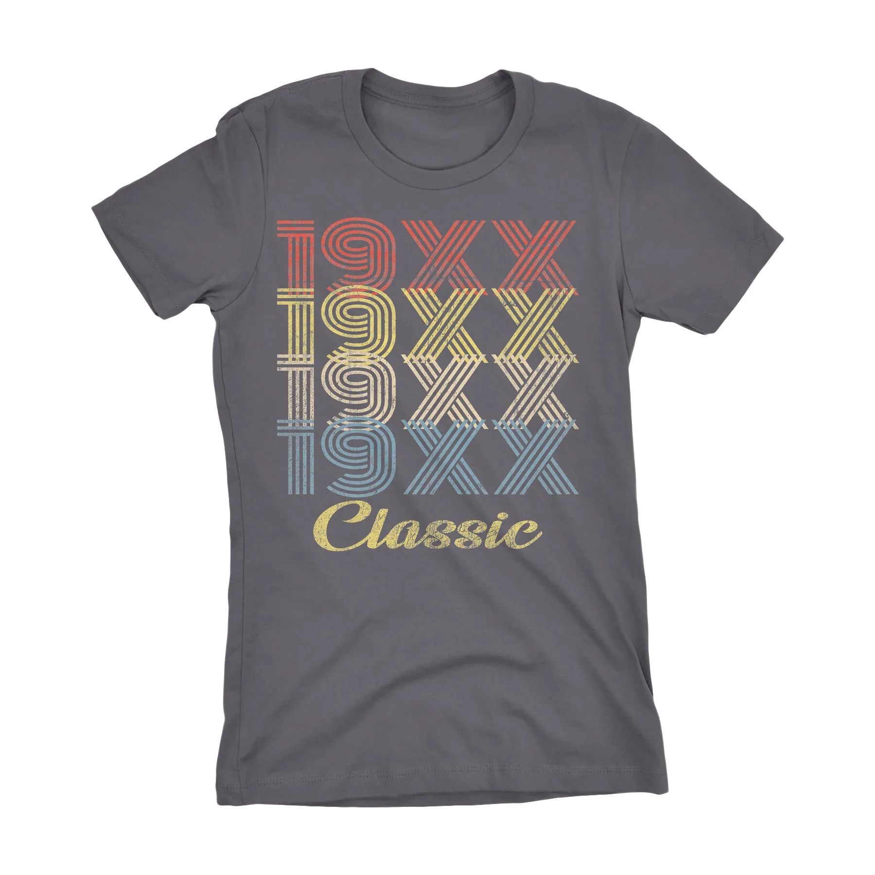 Retro Birthday - Classic 19XX - 003 - Womens