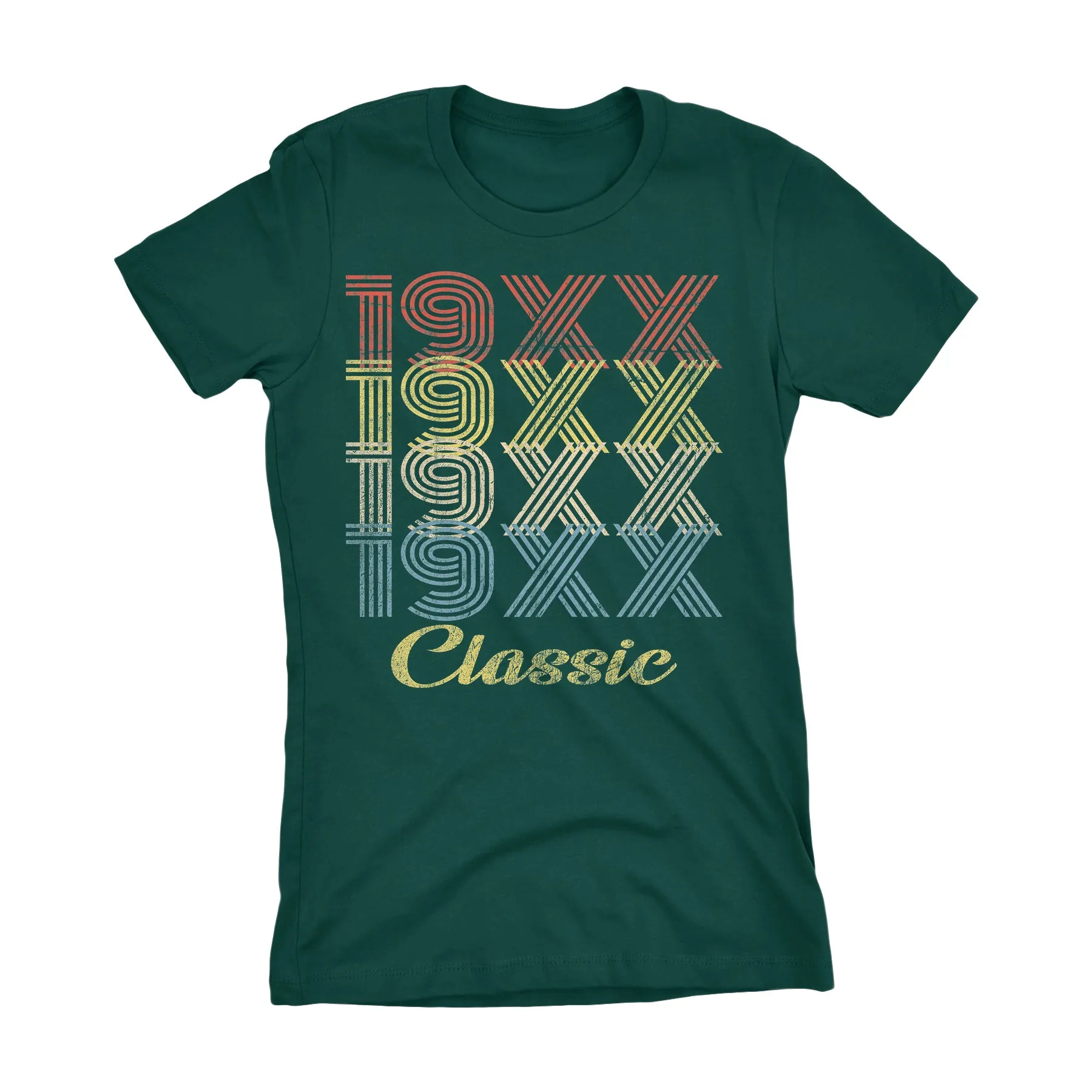Retro Birthday - Classic 19XX - 003 - Womens