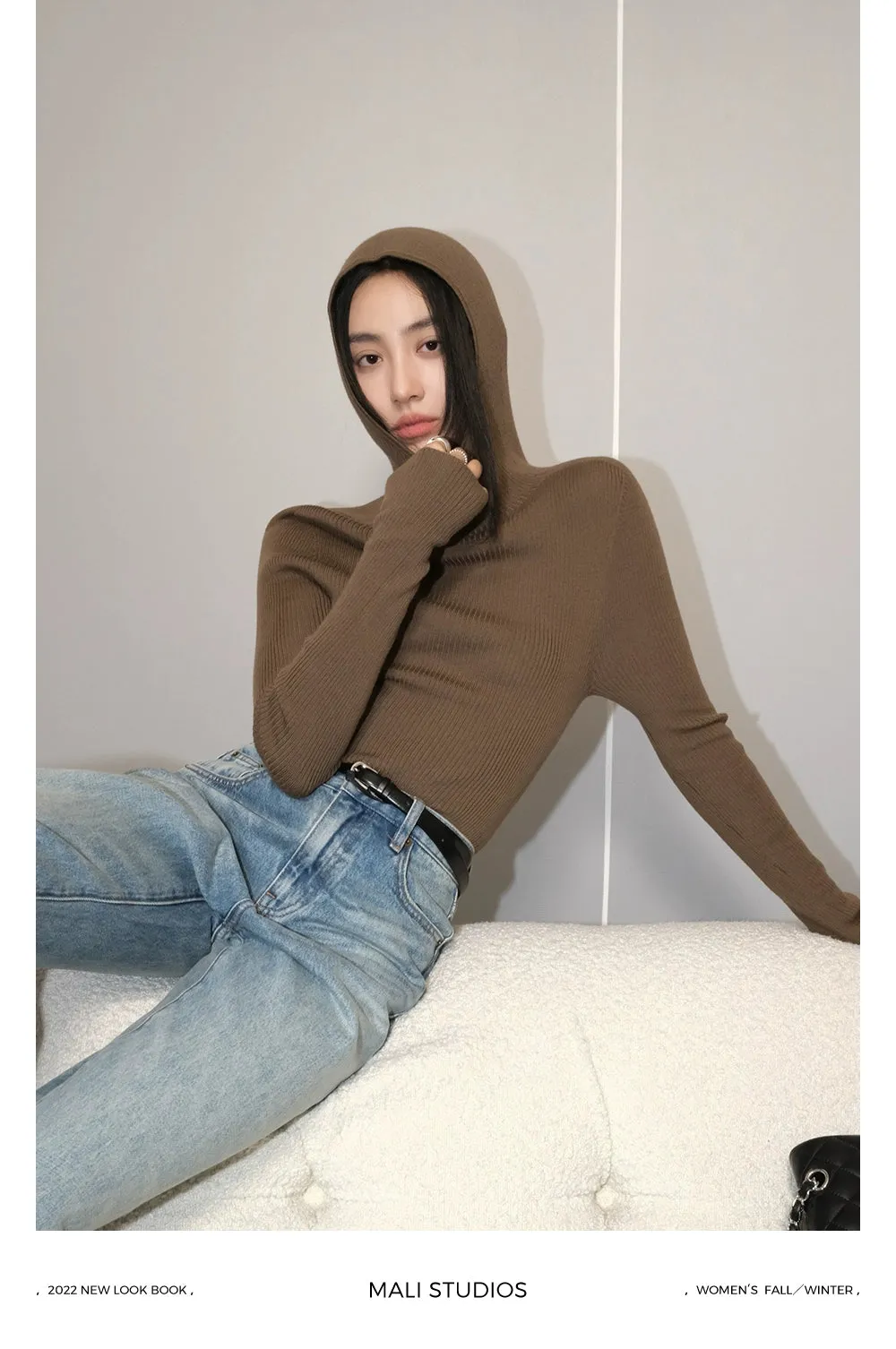 Ribbed Turtleneck Knitwear