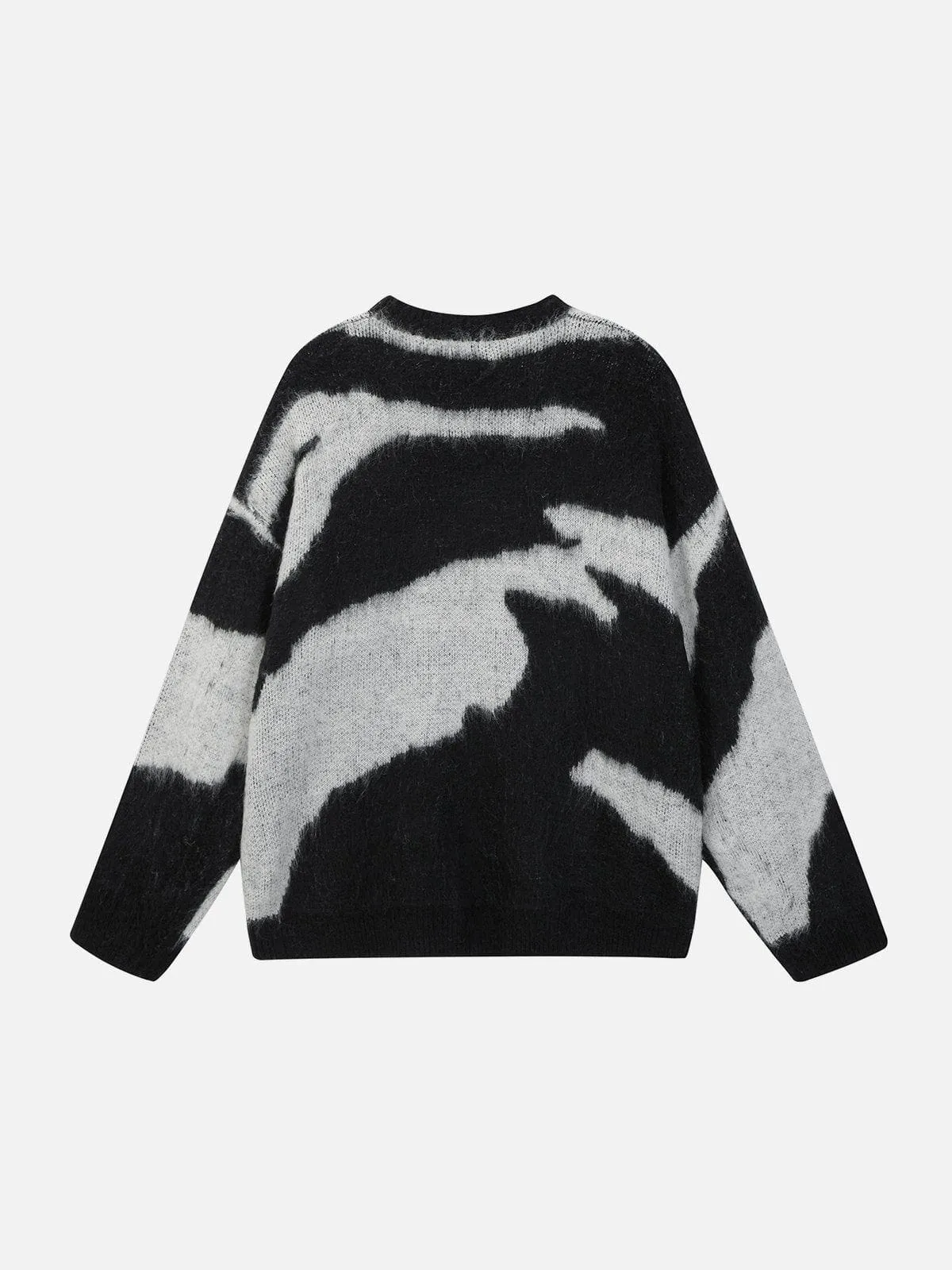 Rimiro - Irregular Contrasting Color Sweater