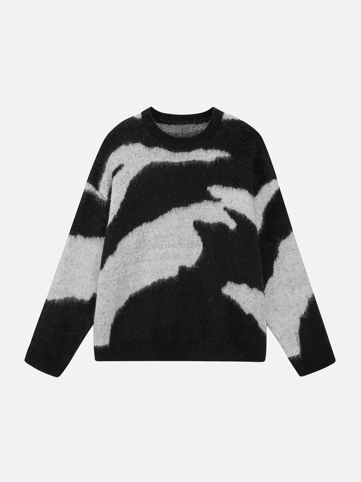 Rimiro - Irregular Contrasting Color Sweater