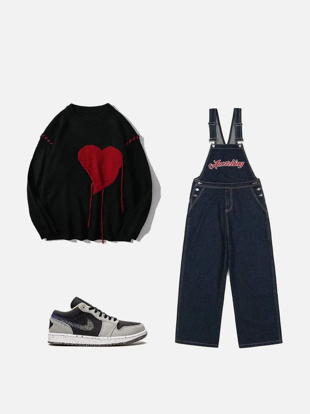 Rimiro - Love Embroidered Sweater