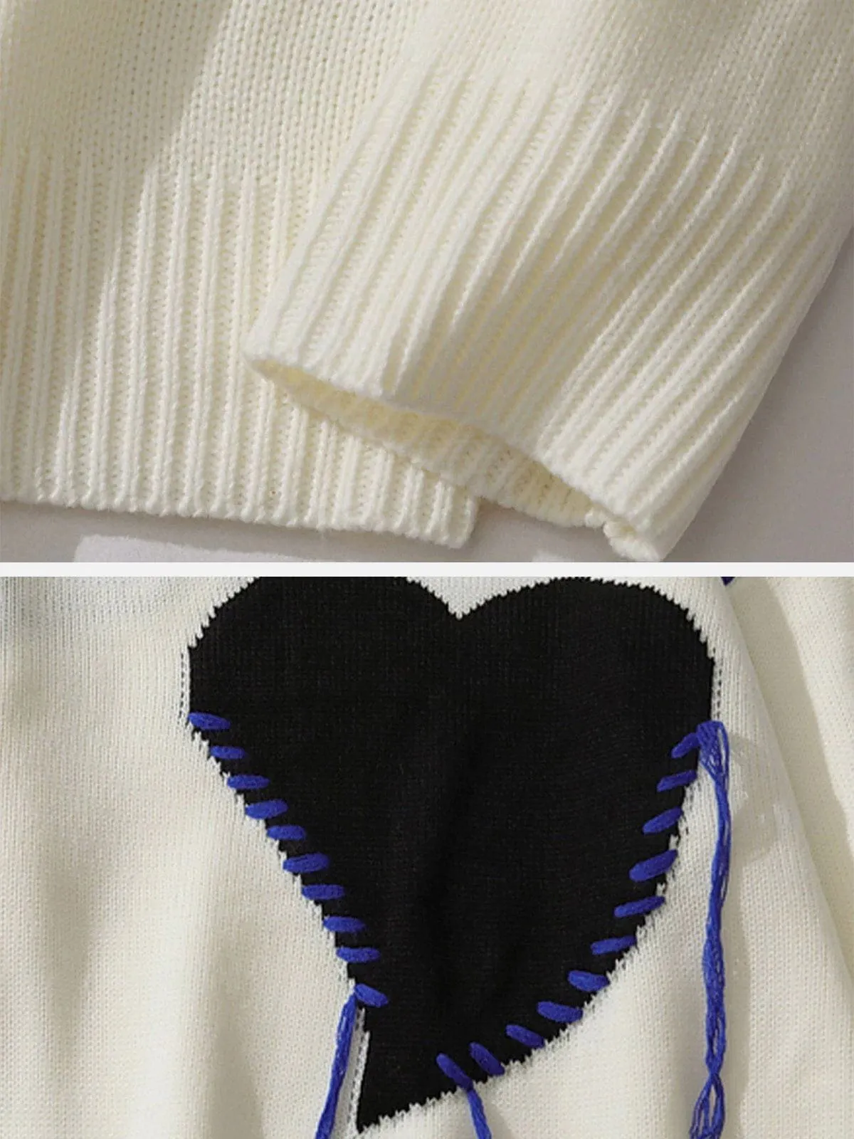 Rimiro - Love Embroidered Sweater