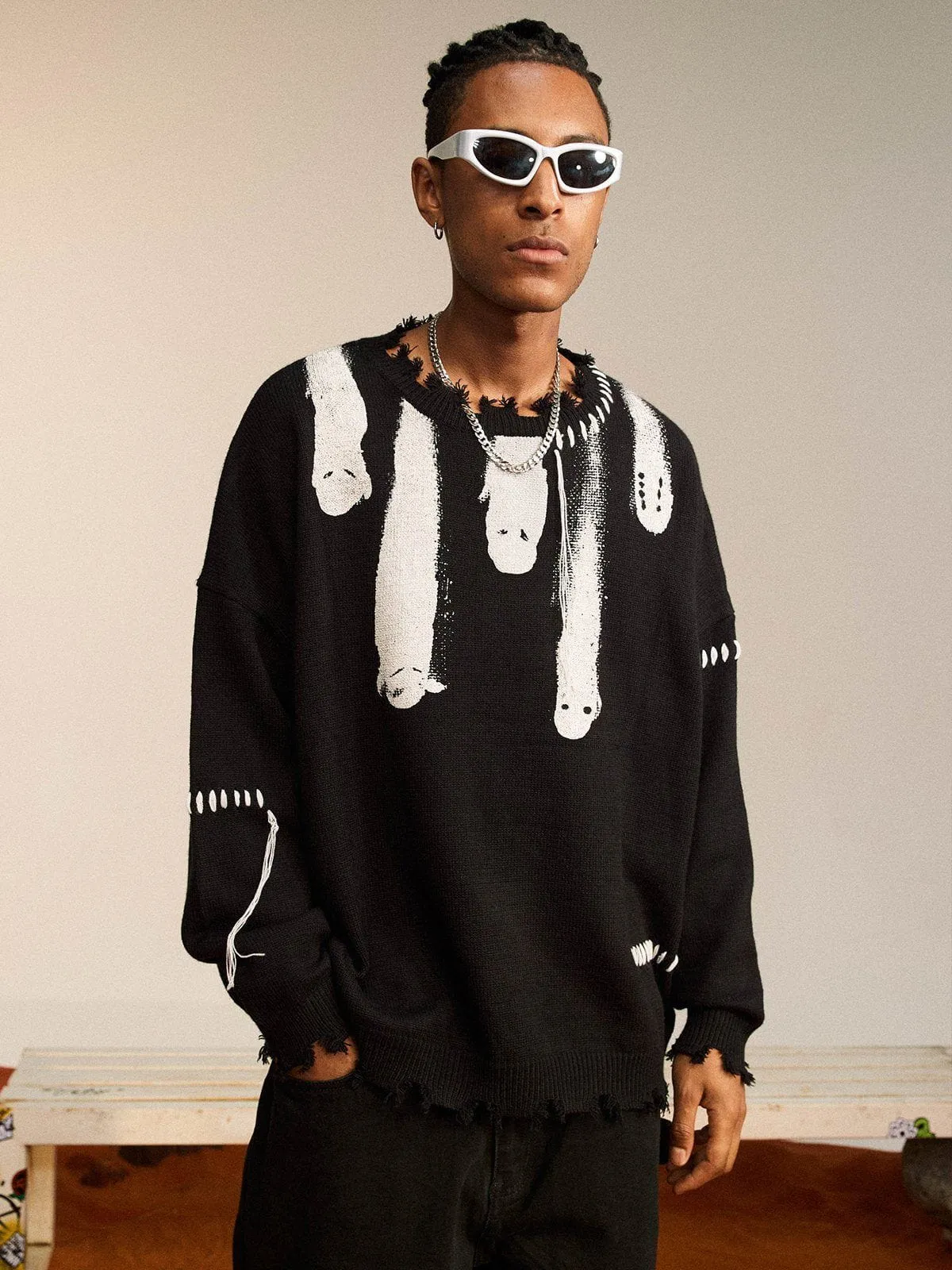 Rimiro - Out Of Body Knit Sweater