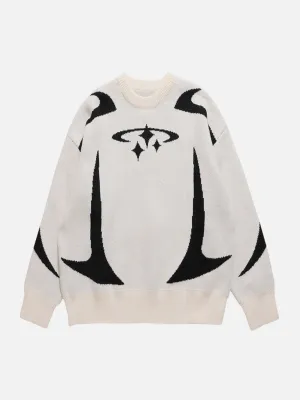 Rimiro - Star Pattern Sweater