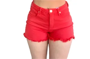 Risen Fiesta High Rise Distressed Detail Short