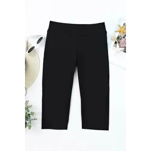Romantic High Waist Swim Shorts
