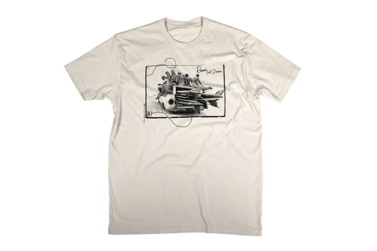 Ronix Surf Babe T-Shirt - Vintage Tan / Black
