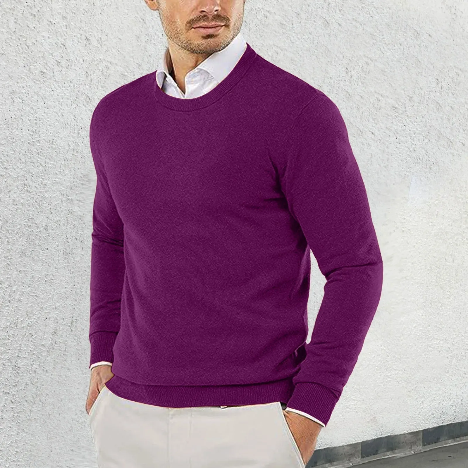 Ronny - Cotton Crew Neck Sweater