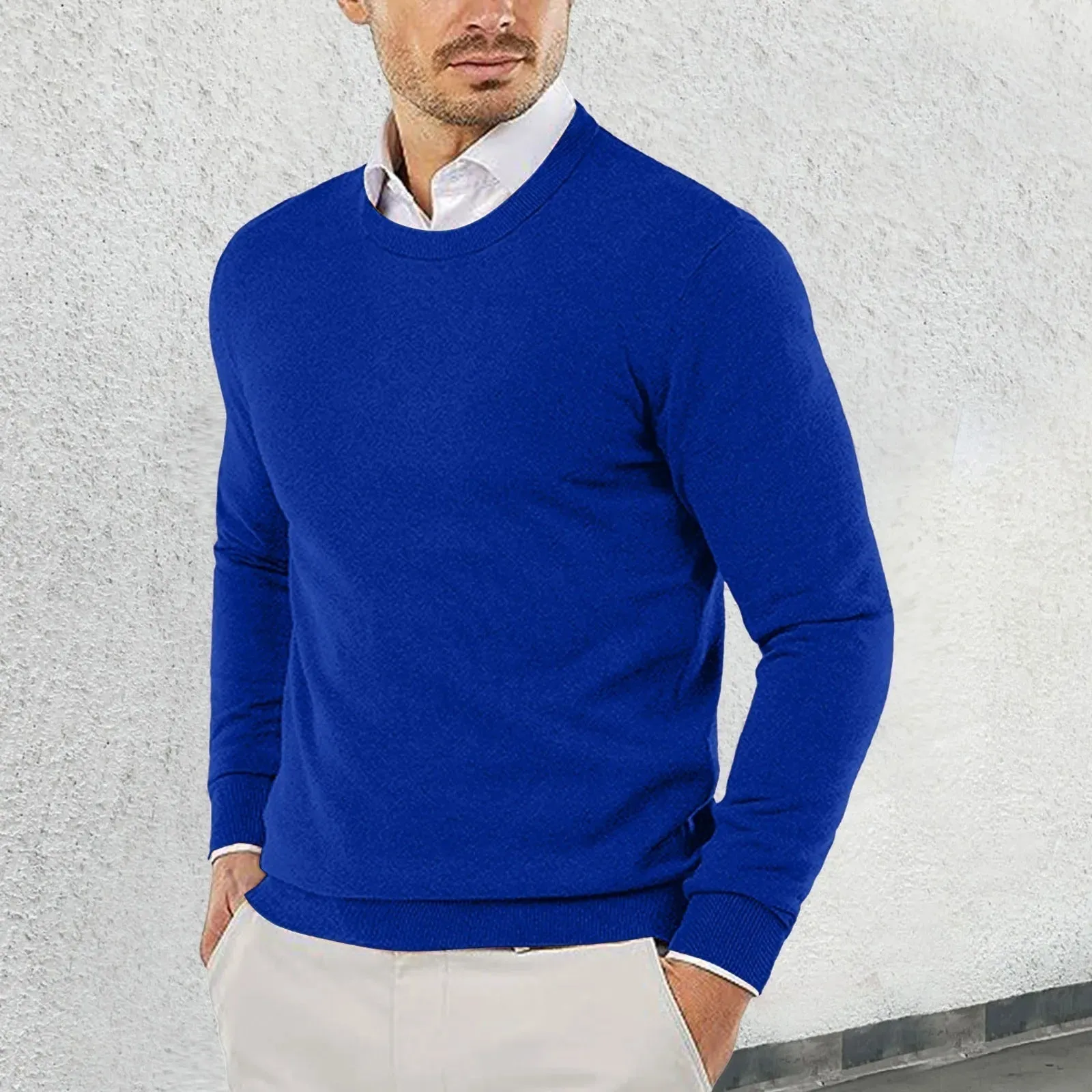 Ronny - Cotton Crew Neck Sweater