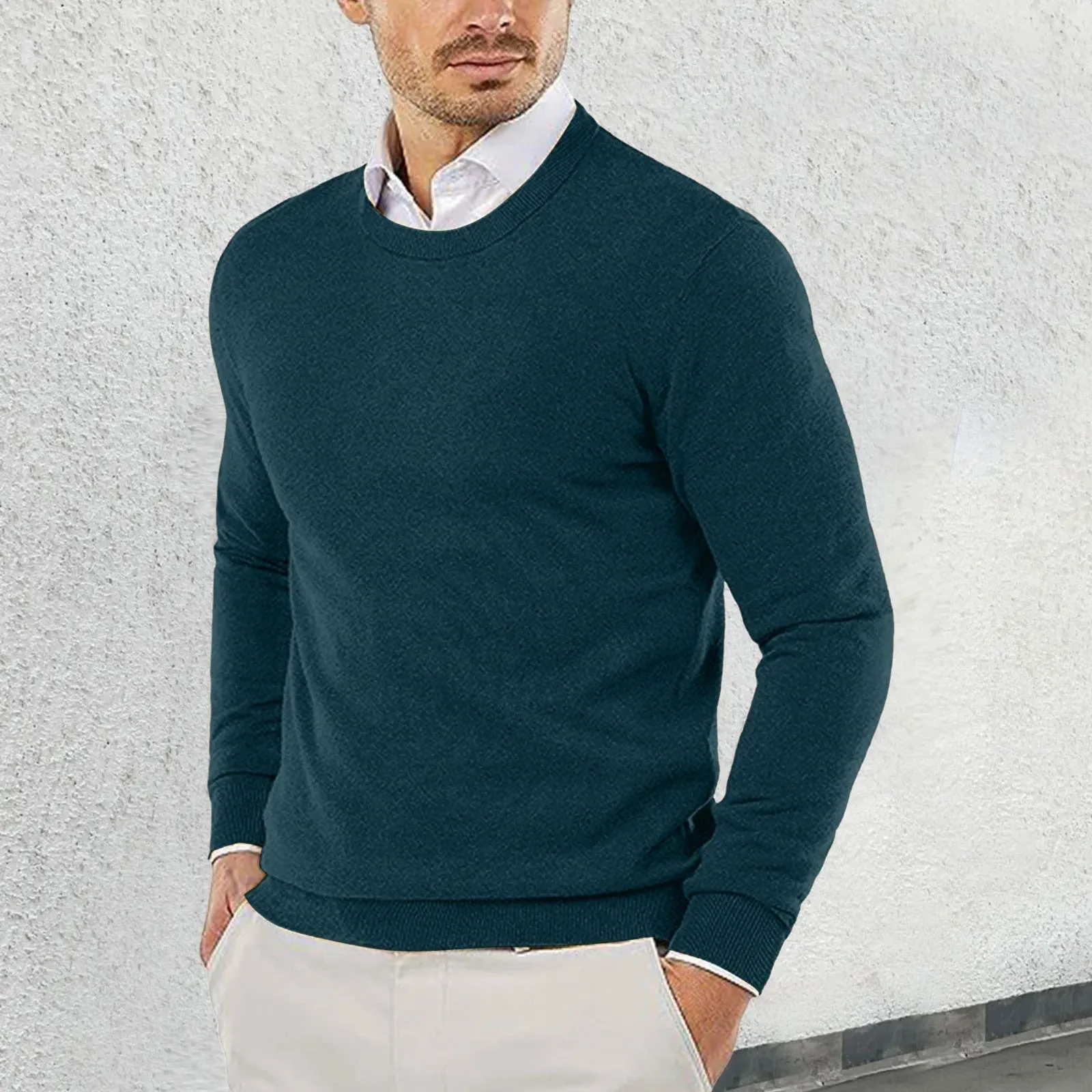 Ronny - Cotton Crew Neck Sweater