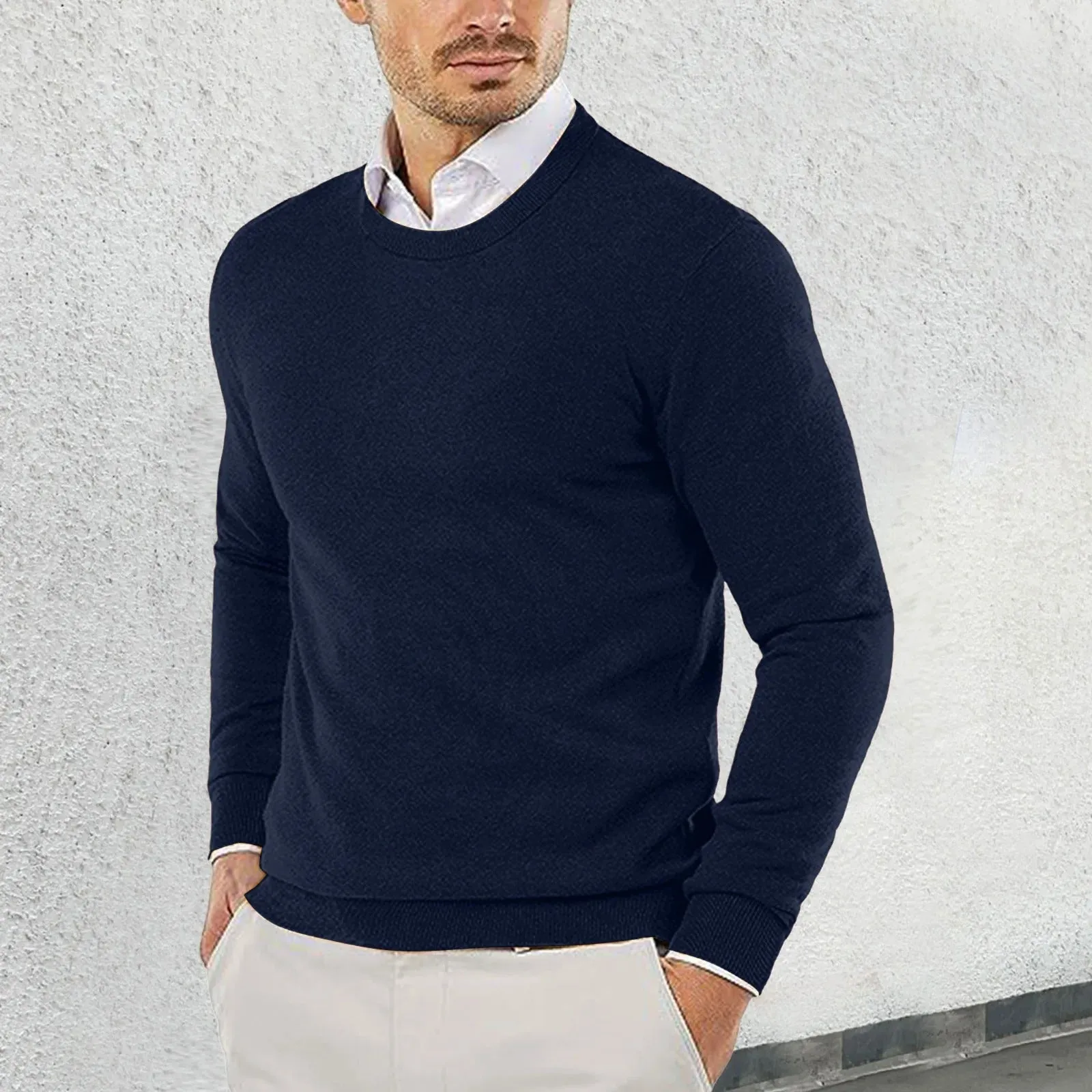 Ronny - Cotton Crew Neck Sweater