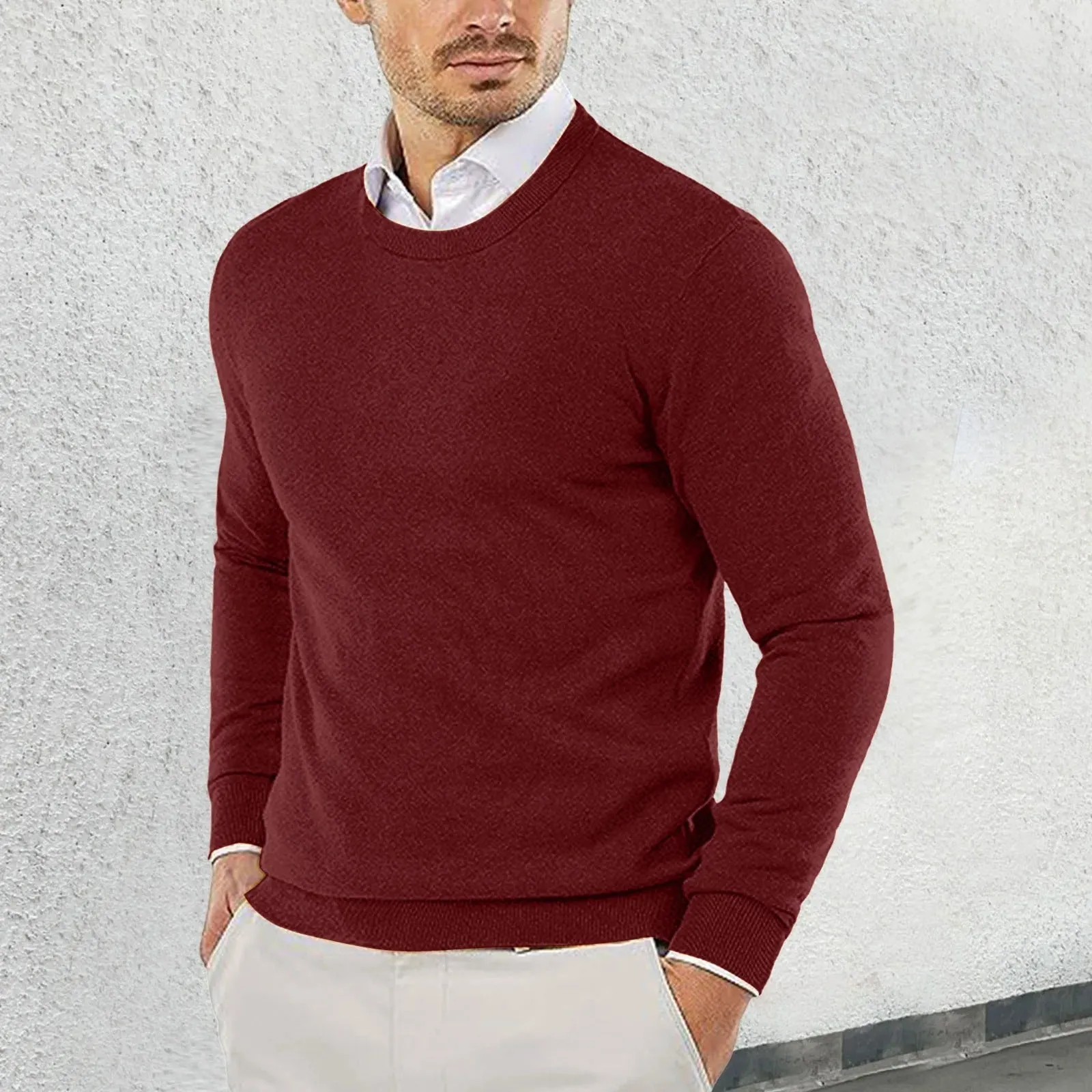Ronny - Cotton Crew Neck Sweater