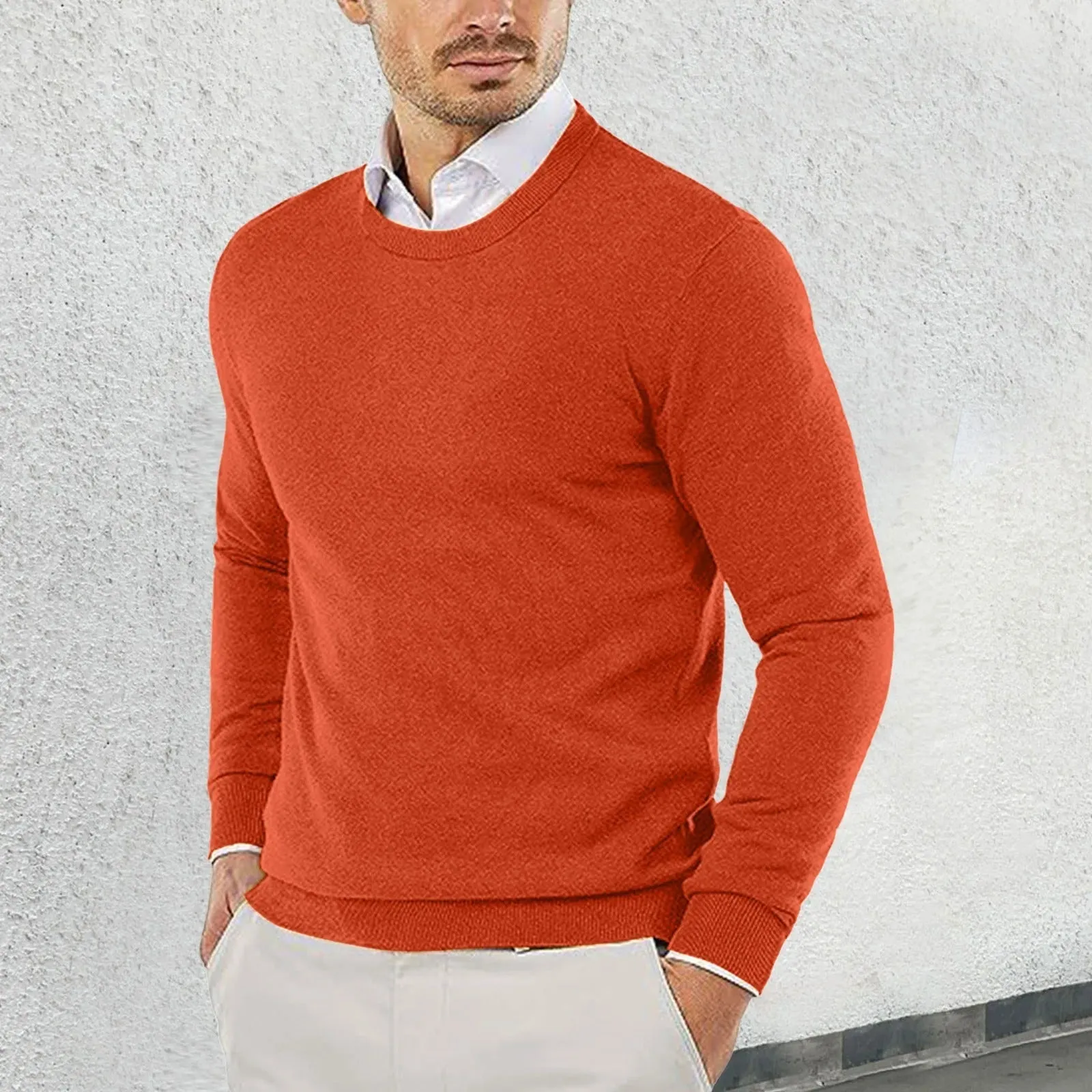 Ronny - Cotton Crew Neck Sweater