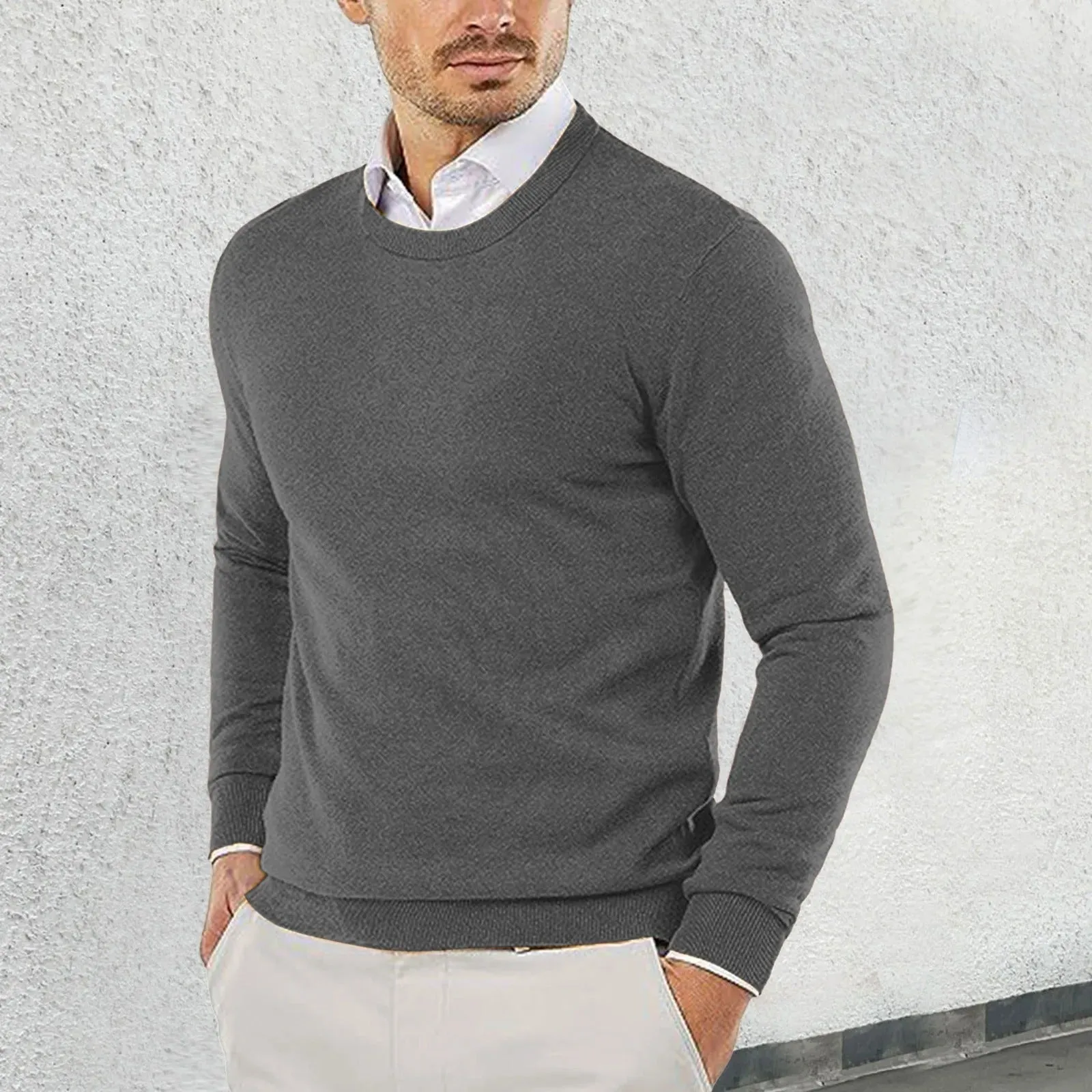 Ronny - Cotton Crew Neck Sweater