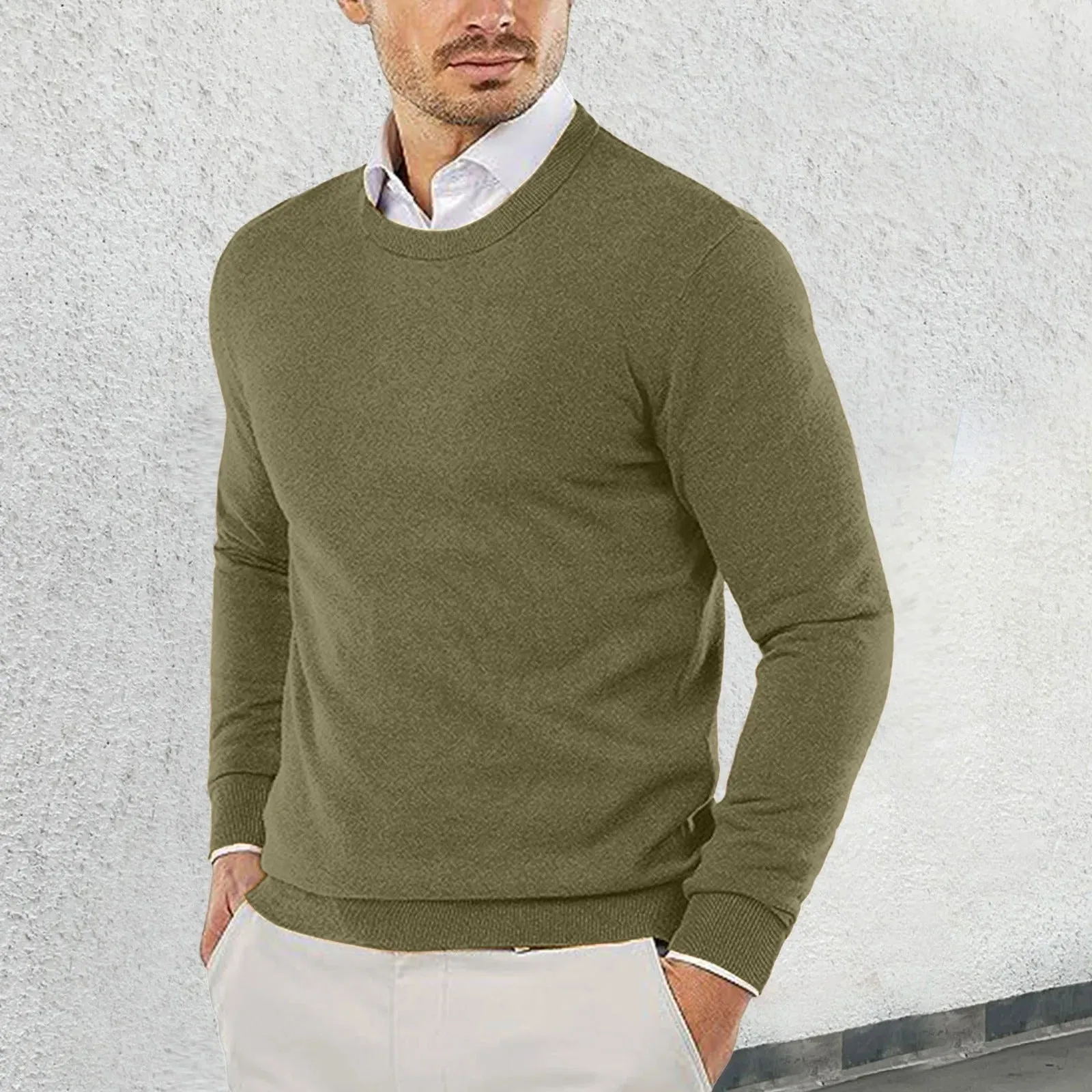 Ronny - Cotton Crew Neck Sweater