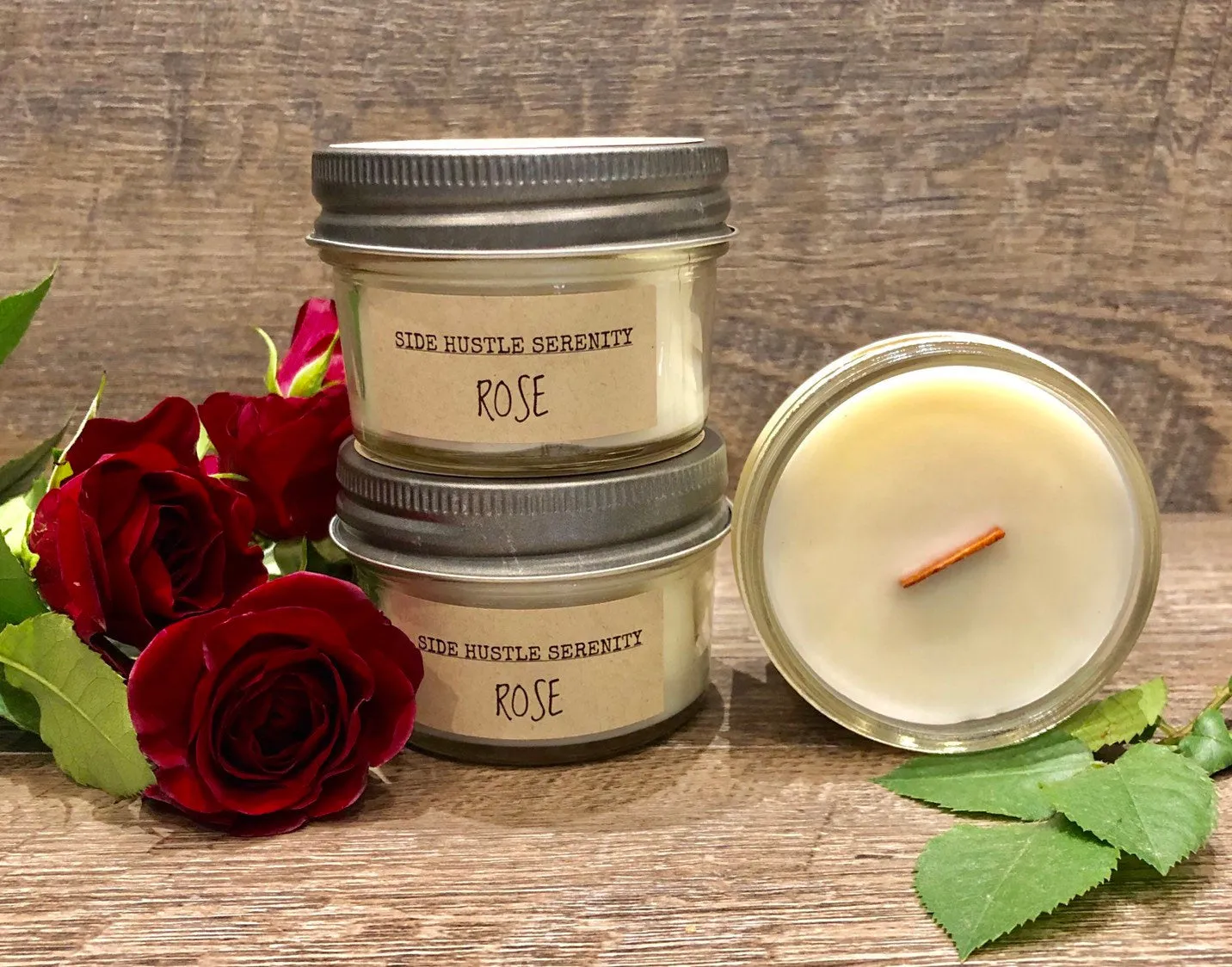 Rose Scented Soy Candle | 3.5oz