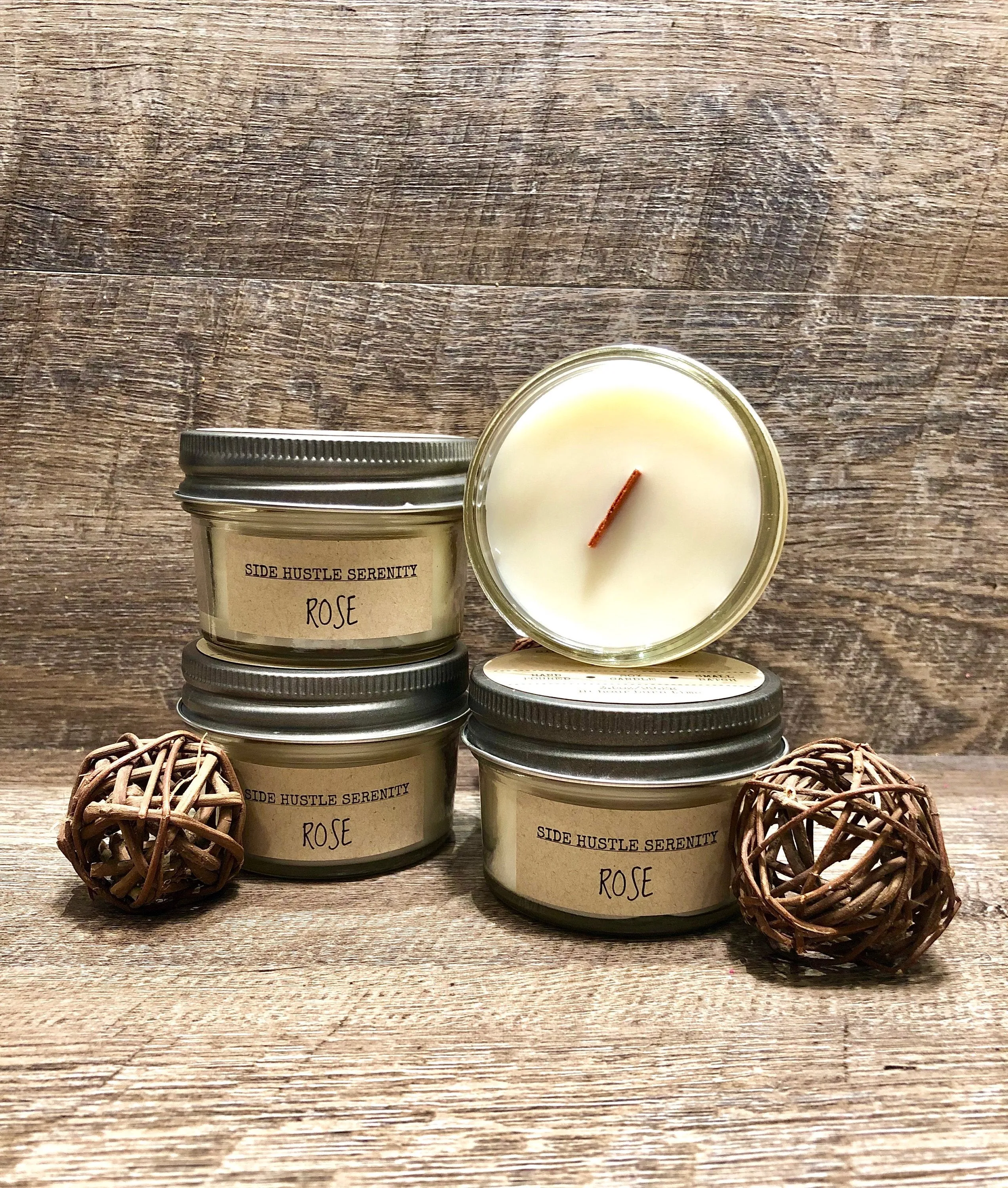 Rose Scented Soy Candle | 3.5oz
