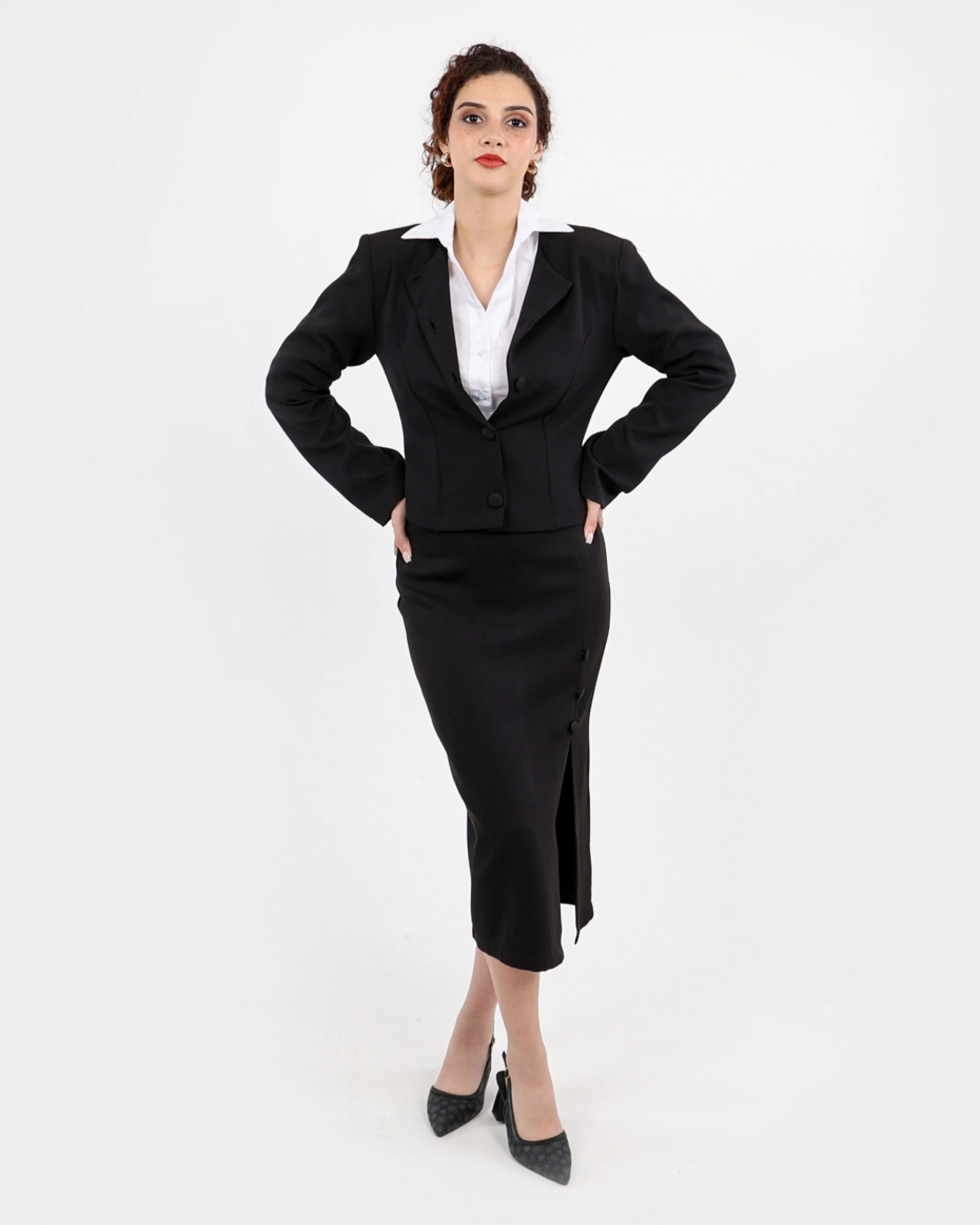 Round Neck Blazer