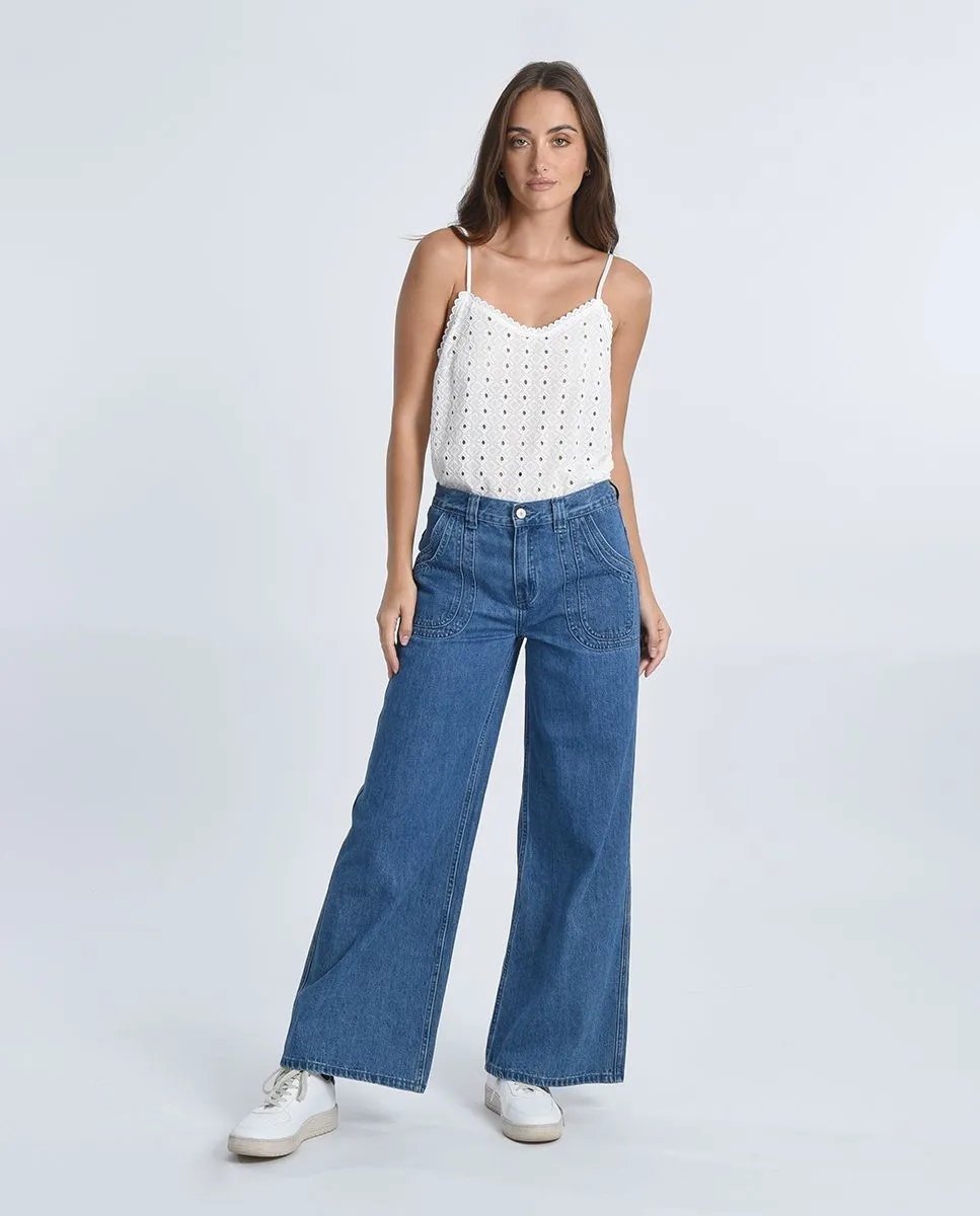 Roundhouse Wide Leg Jean