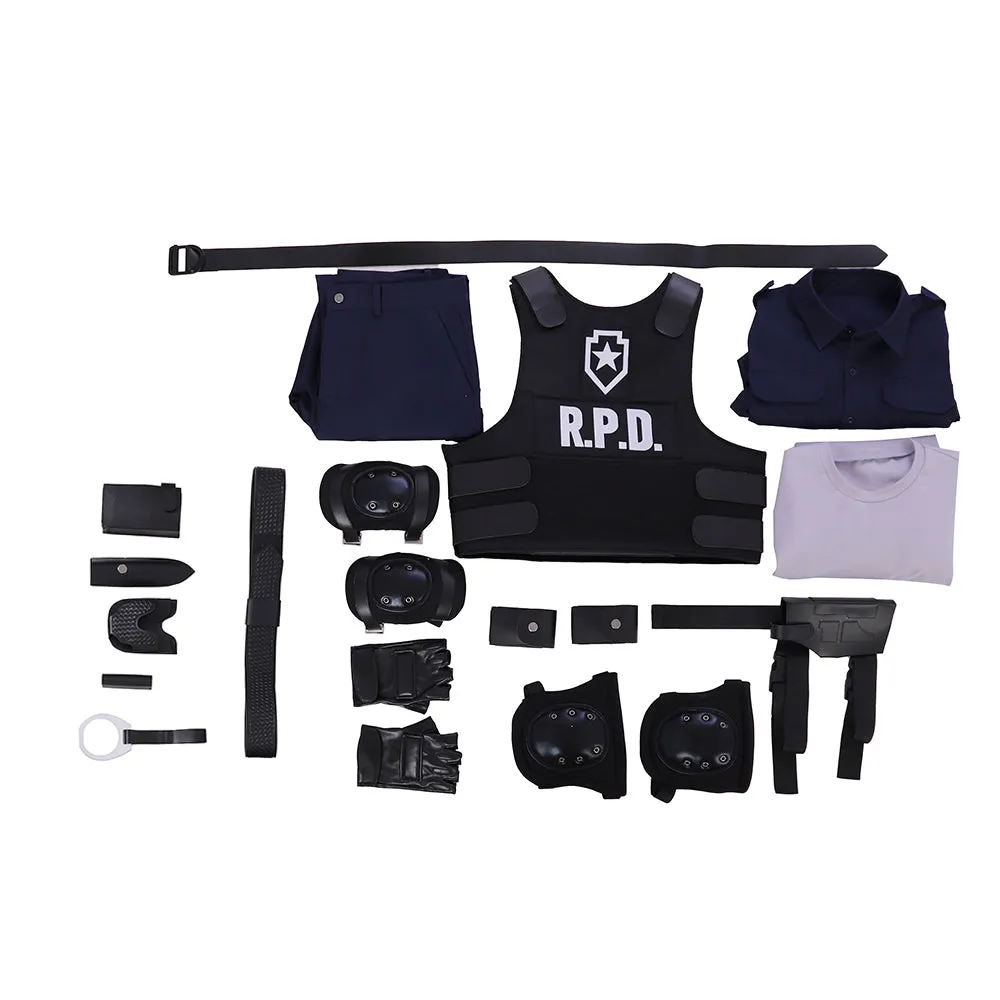 Rulercosplay Resident Evil 2 Leon Scott Kennedy Game Cosplay Costume