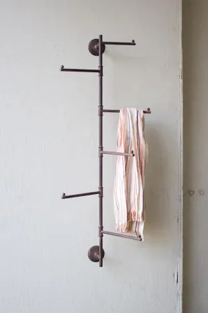 Rustic Wall Swivel Coat Rack