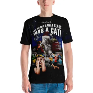 Santa Was A Cat - (Unisex All-Over Print T-Shirt)