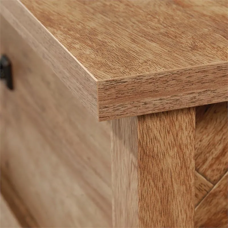 Sauder Cannery Bridge 3-Drawer Bedroom Chest, L: 31.26" x W: 17.56" x H: 31.97", Sindoori Mango finish
