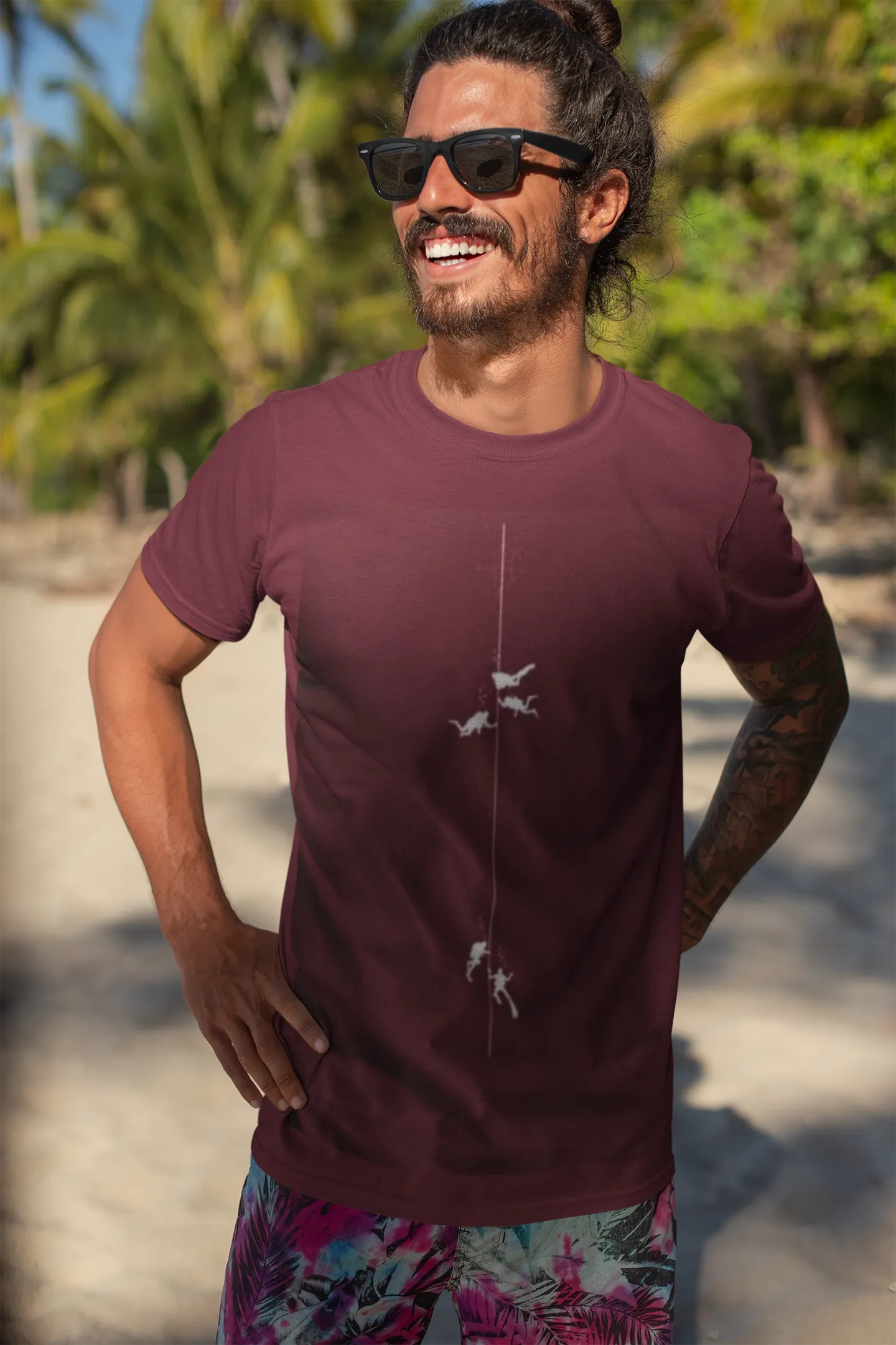 Scuba diving T-Shirt for Men | Safety Stop