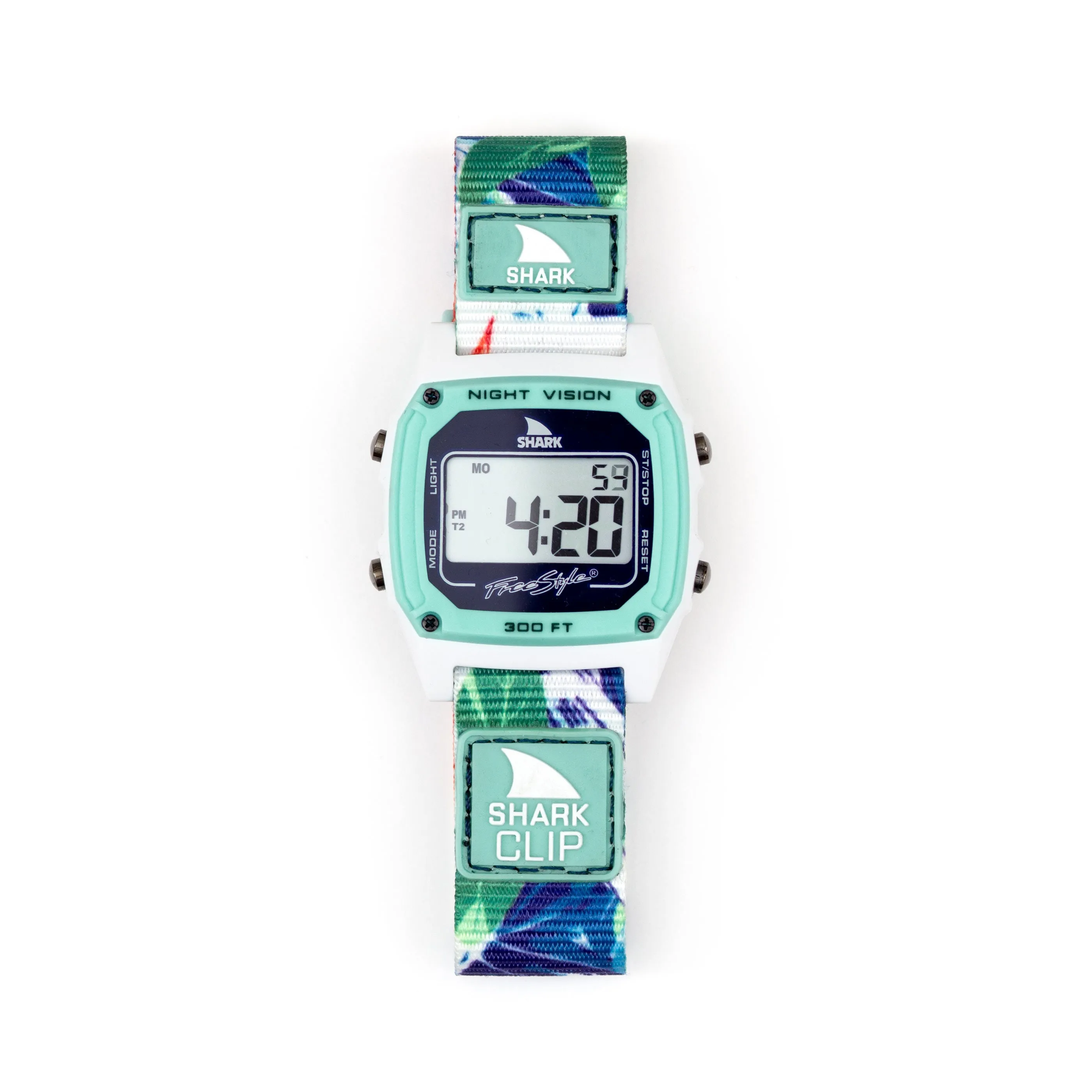 SHARK CLASSIC CLIP ALOHA PARADISE GREEN