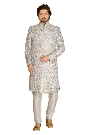 Sherwani (Custom Tailored) - (D.No.-1028)