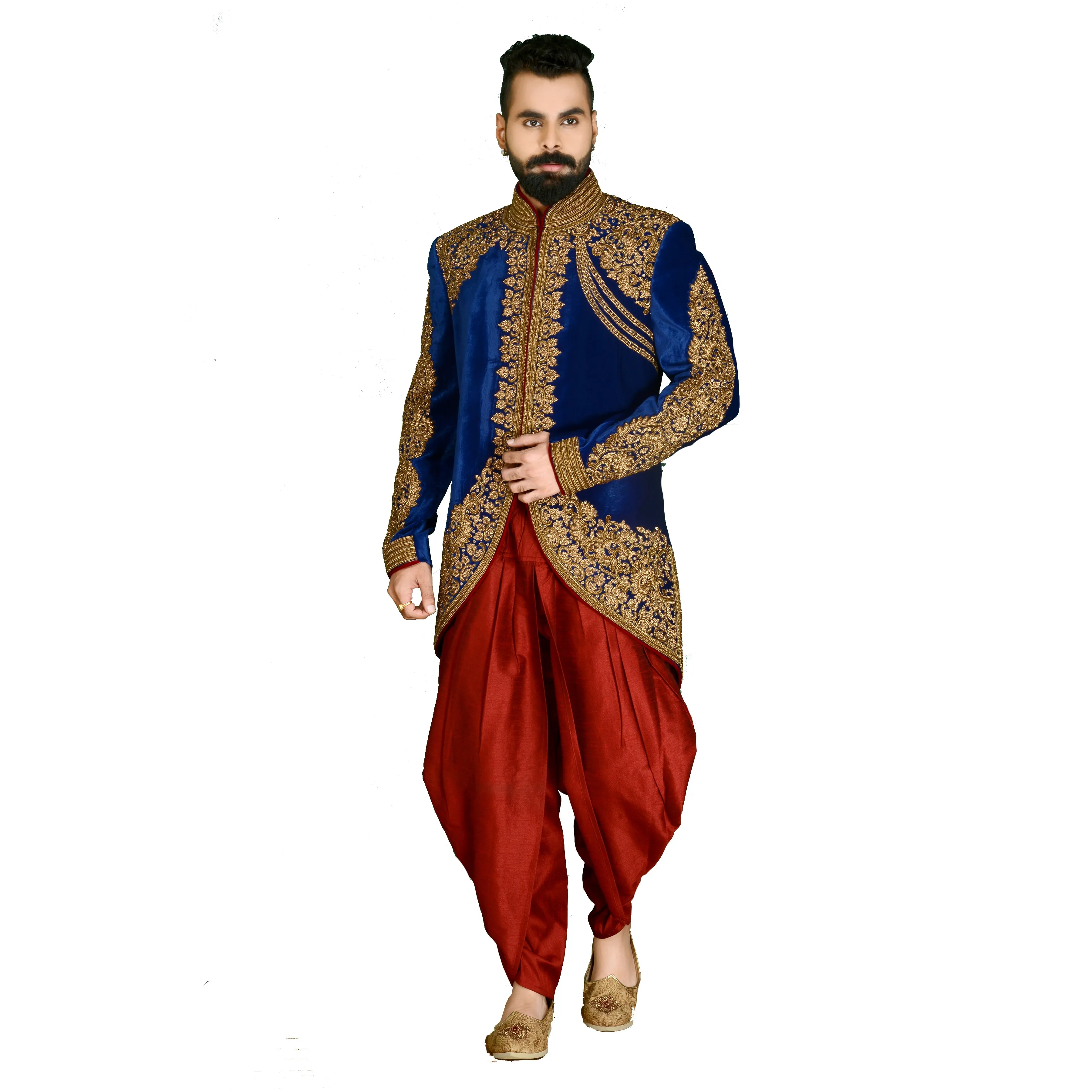 Sherwani (Custom Tailored) - (D.No.-1034)