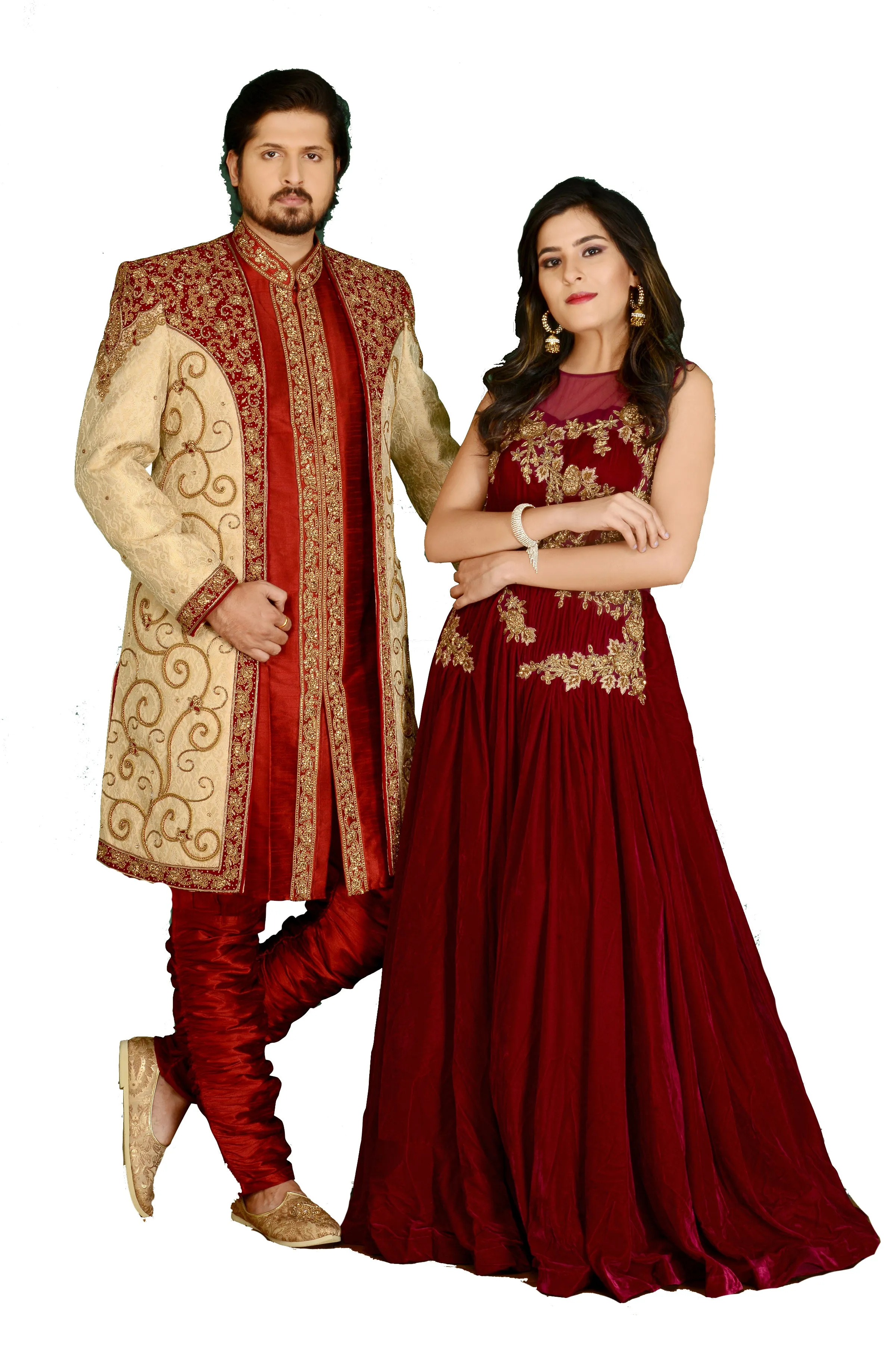 Sherwani (Custom Tailored) - (D.No.-1035)