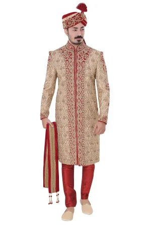 Sherwani (Custom Tailored) - (D.No.-1233)