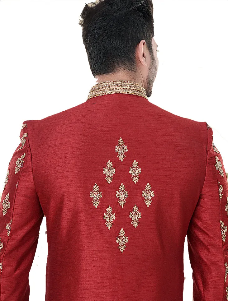 Sherwani (Custom Tailored) - (D.No.-1244)