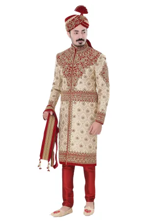 Sherwani (Custom Tailored) - (D.No.-1251)