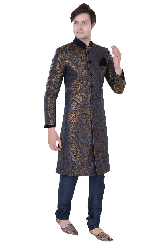 Sherwani (Custom Tailored) - (D.No.-1819)