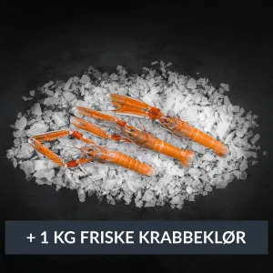 Skaldyrspakken: Store jomfruhummere   Krabbeklør