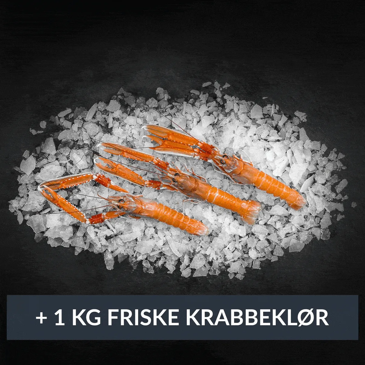 Skaldyrspakken: Store jomfruhummere   Krabbeklør