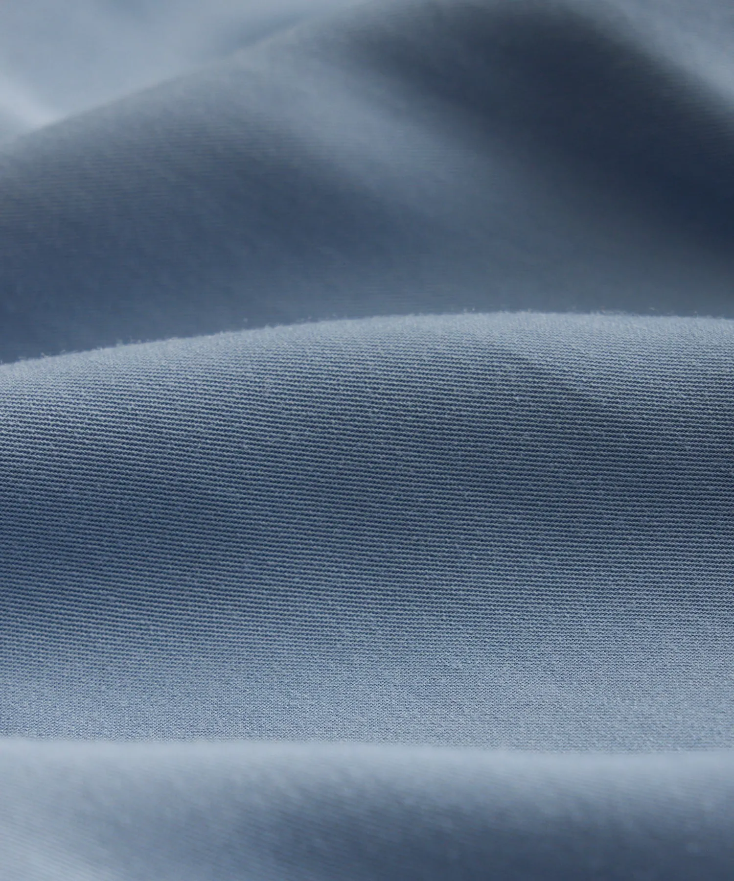 Slim Fit Rayon Hollywood Shirt in Steel Blue