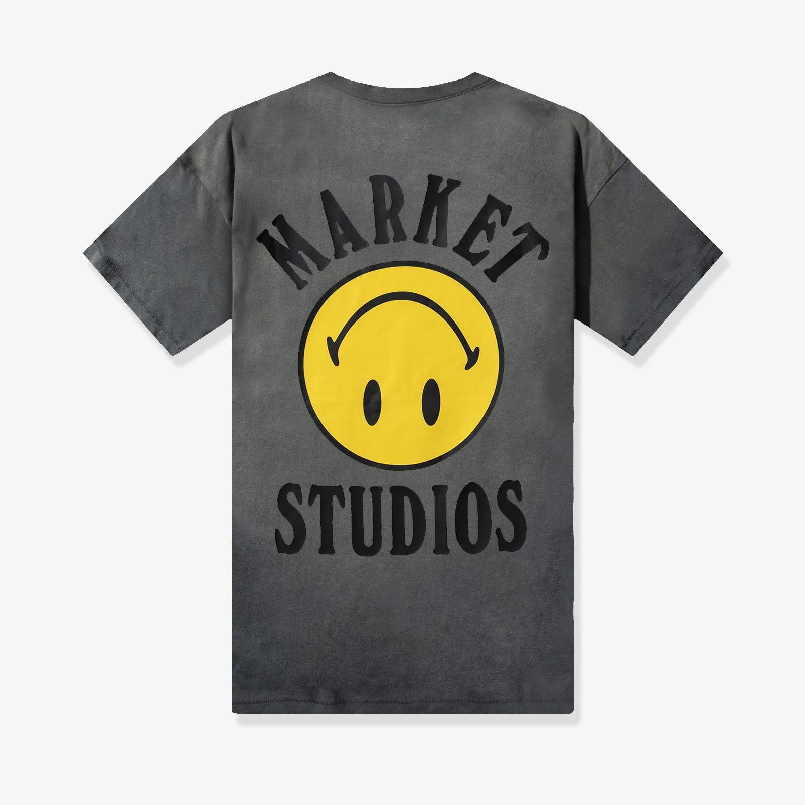 Smiley Lockup T-Shirt - Cement