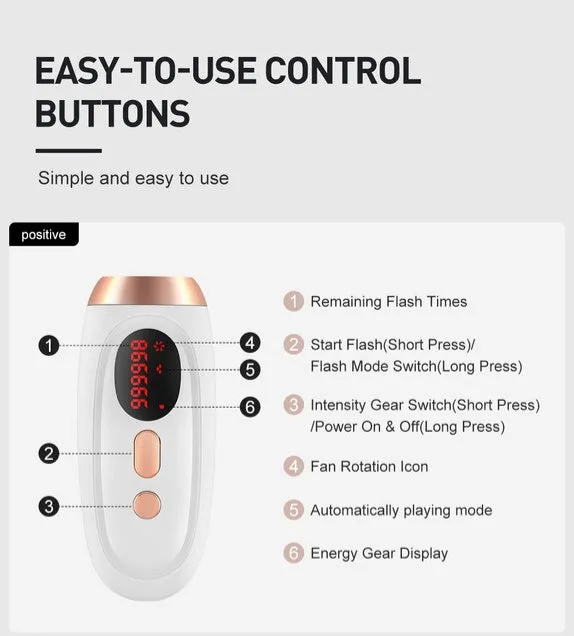 Smooth Skin IPL Hair Removal Device