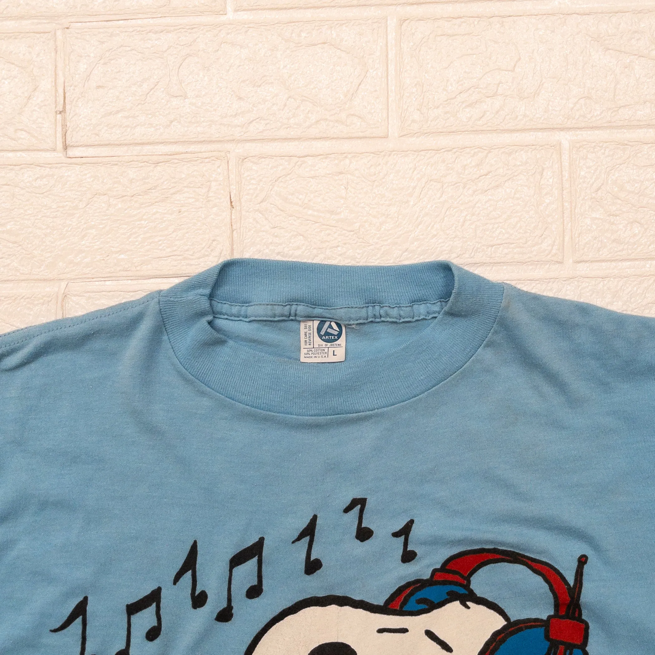 SNOOPY ARTEX T-SHIRTS DEAD STOCK 1970'S