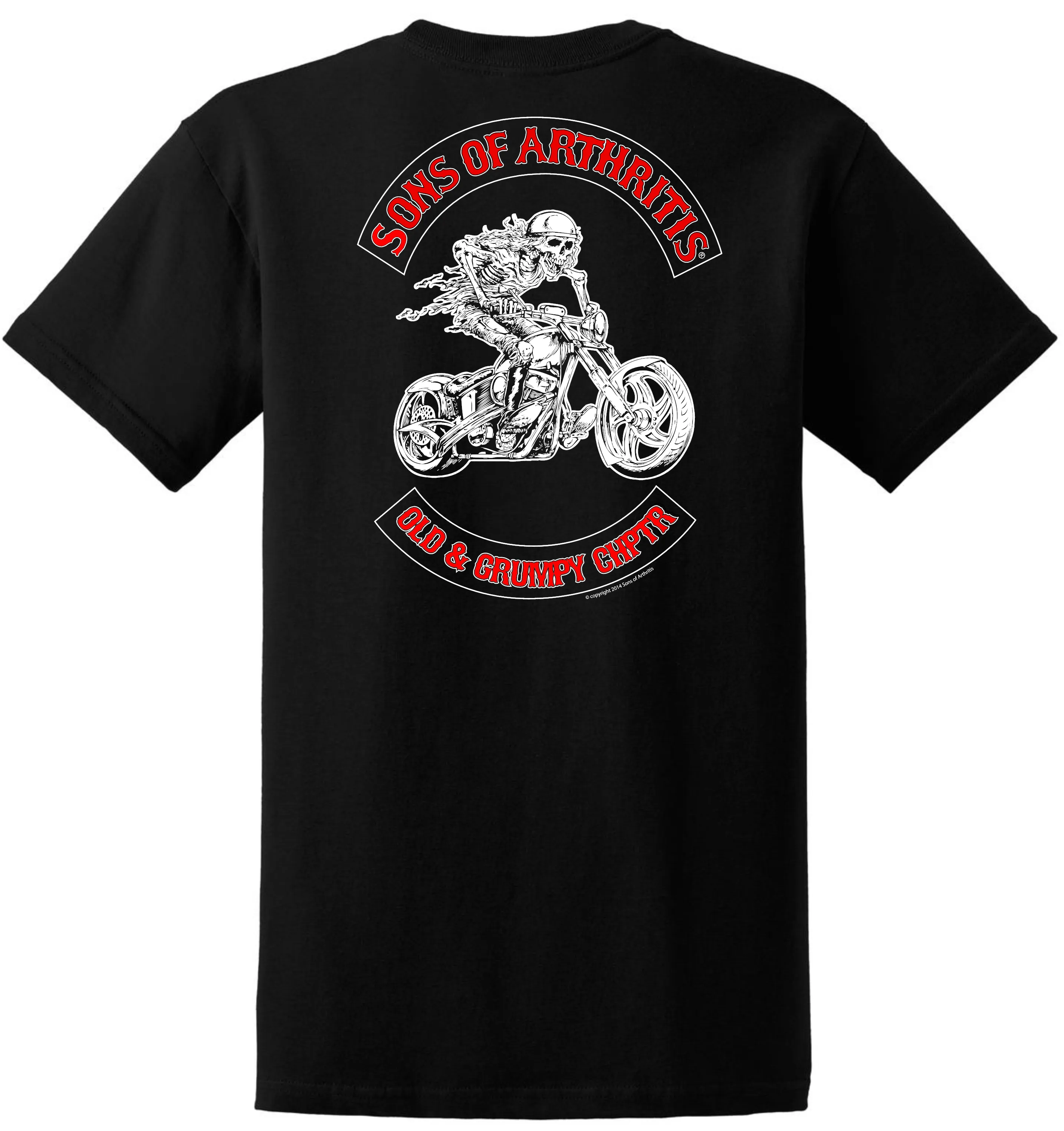 Sons of Arthritis OLD & GRUMPY Tee (Black)