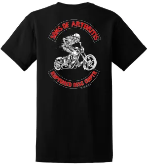 Sons of Arthritis Ruptured Disc Chapter Tee (Black)