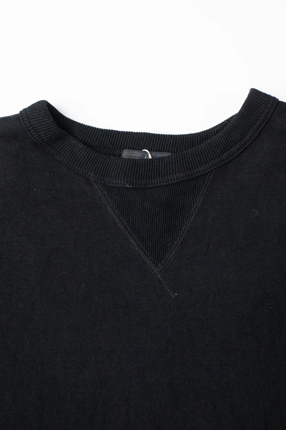 SP-125 - Amami Dorozome Mud Dyed Crew Neck - Indigo, Dark Brown