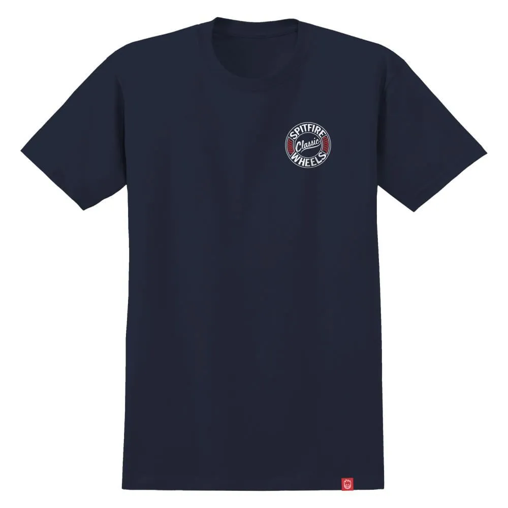 Spitfire T-Shirt Flying Classic - Navy / White / Red Prints
